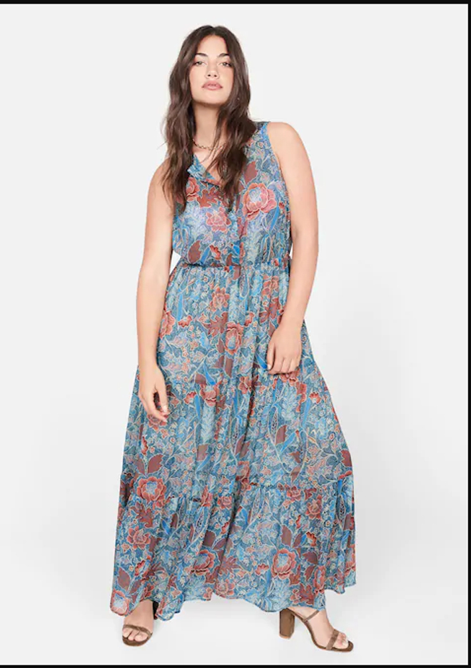 Los cuatro vestidos de flores de tallas grandes que te harán amar las  curvas XXL de Candice Huffine | Moda
