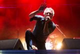 GRAF4130. ARANDA DE DUERO (BURGOS).- El cantante chileno Carlos Tarque, durante el concierto del Festival Sonoroma Ribera ofrecido esta noche en la localidad burgalesa de Aranda del Duero.