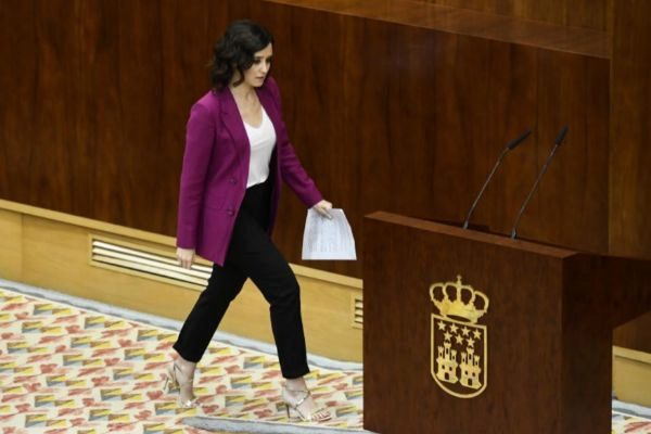Isabel Daz Ayuso, en la Asamblea de Madrid