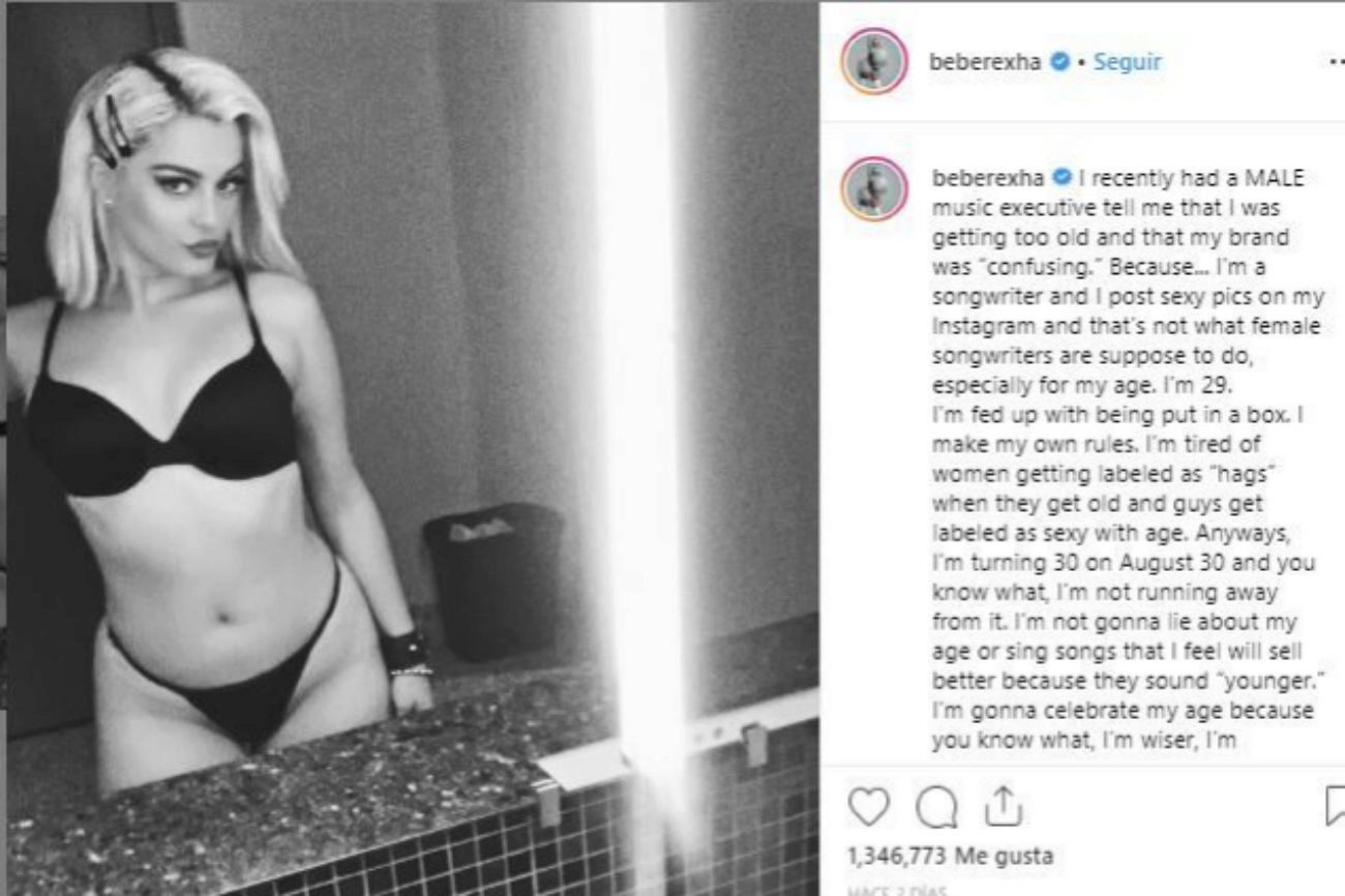 Bebe Rexha fue rechazada por un productor que le dijo que era demasiado mayor para ser sexy