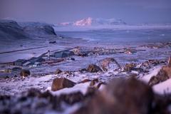 Base area estadounidense de Thule, en Groenlandia.