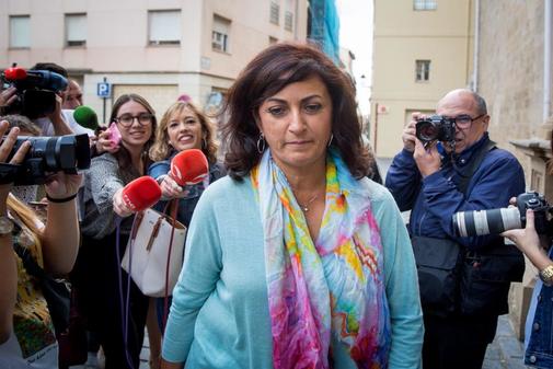 Concha Andreu, candidata del PSOE a presidir La Rioja, este lunes en...
