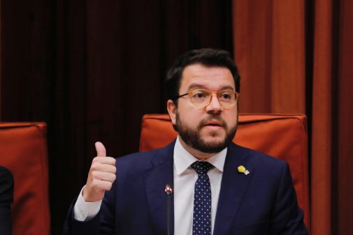 Pere Aragonès, vicepresidente de la Generalitat y conseller de...
