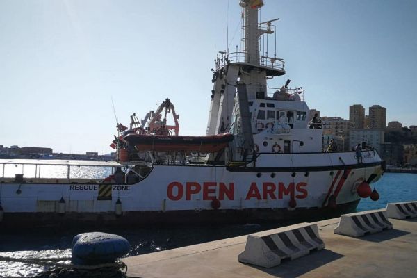 Porto Empedocle (agrigento) (Italy).- The Spanish NGO migrant rescue...