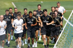 10.07.2019. Entrenamiento del Real Madrid. <HIT>Dupont</HIT>.