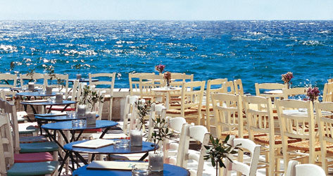 Las playas y restaurantes de Mikonos se vacan en septiembre.