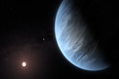Detectan por primera vez agua en un exoplaneta de clima templado