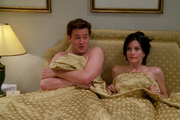 Chandler y Monica no iban a ser pareja en Friends