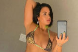 Demi Lovato arrasa con su nueva foto en bikini y sin Photoshop