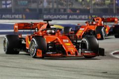 Vettel arrebata el triunfo a Leclerc en el doblete ms controvertido de Ferrari