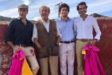 De izquierda a derecha: Enrique Ponce, Samuel Flores, Adolfo Surez Flores y Curro Daz
