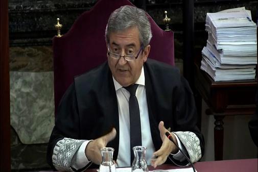 El ex fiscal jefe de la Audiencia Nacional Javier Zaragoza en una...