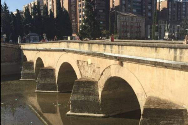 Puente Romano sobre el ro Genil, en Granada.