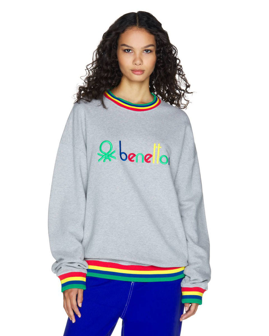 Sudadera United Colors Benetton Niña - Capucha Algodón 100%
