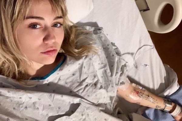 Miley Cyrus, ingresada de urgencia en el hospital por una amigdalitis