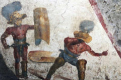 Imagen del nuevo fresco aparecido en Pompeya.