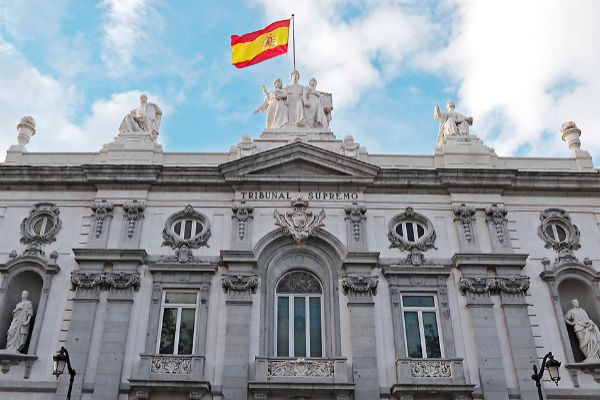 Fachada de la sede del Tribunal Supremo, en Madrid.