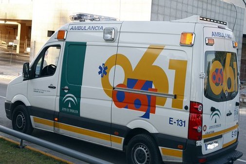 Ambulancia del servicio de emergencias de la Junta de Andaluca.