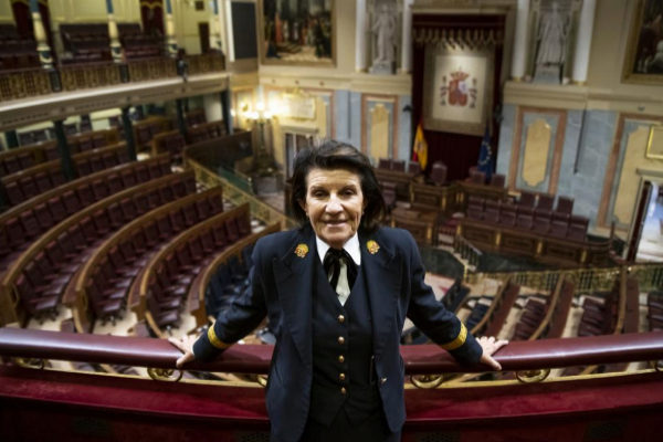 Paloma Santamara, ujier del Congreso de los Diputados.