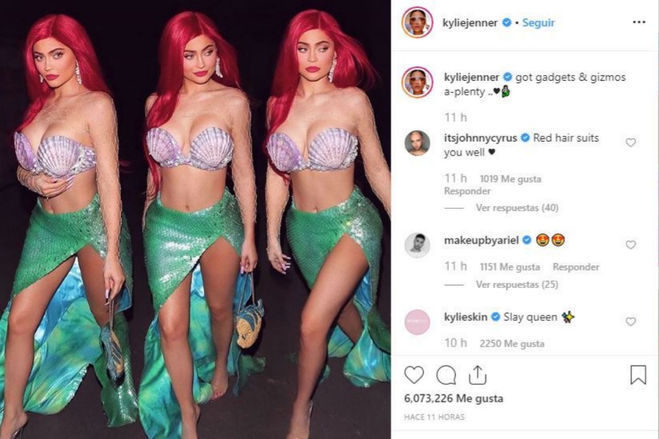 inteligencia Emoción teatro El despampanante disfraz de 'La Sirenita' que eligió Kylie Jenner para  Halloween | Famosos | EL MUNDO