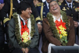 Evo Morales y Rafael Correa, en una cumbre en Bolivia en 2014.