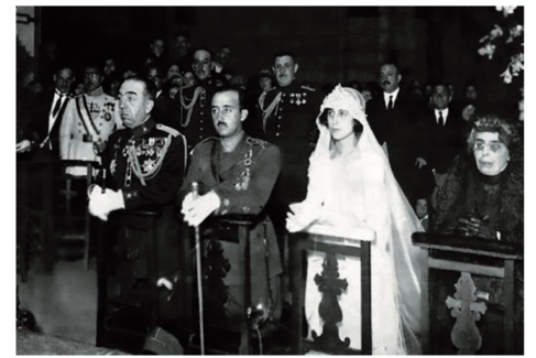 Franco y Carmen se casaron el 16 de octubre de 1923