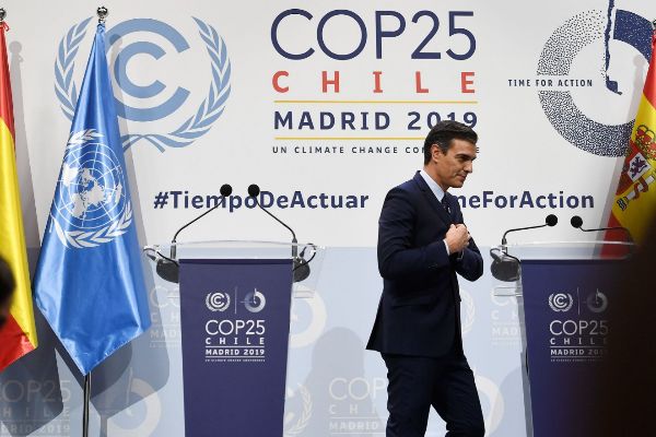 Pedro Snchez en la COP25.
