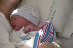 Beb nacido el pasado mes de enero en un hospital de Jan.