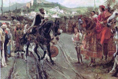 'La Rendicin de Granada', cuadro de Francisco Pradilla de 1882.