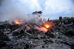 Restos del MH17 que se estrell en Ucrania en 2014.
