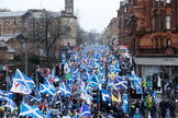 Miles de escoceses reclaman la independencia en las calles