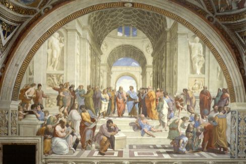 'La Escuela de Atenas', de Rafael.