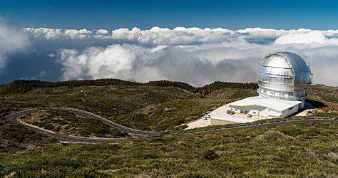 Observatorio astronmico del Roque de los Muchachos.