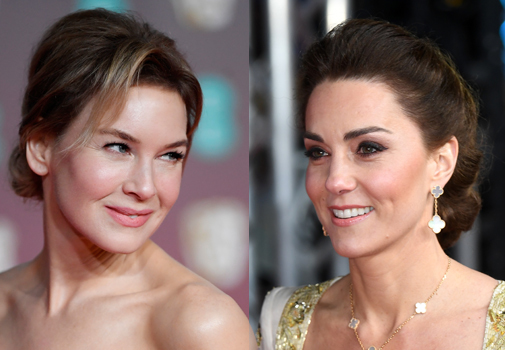 Rene Zellweger y Kate Middleton se decantaron por versiones clsicas