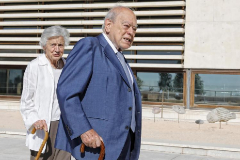 Jordi Pujol y su esposa, Marta Ferrusola, el pasado septiembre.
