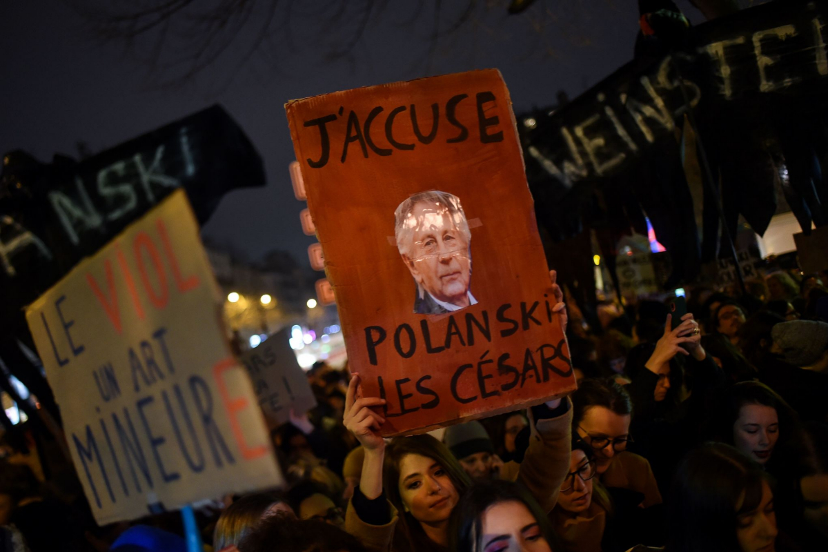 Protestas en Pars por el premio Csar a Polanski.