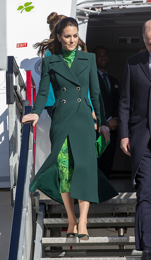 La duquesa, en su llegada a Irlanda. Foto: Gtresonline