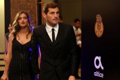 Iker Casillas y Sara Carbonero, en un acto en Porto.