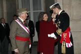 Don Juan Carlos, Doa Sofa y el Rey Felipe VI