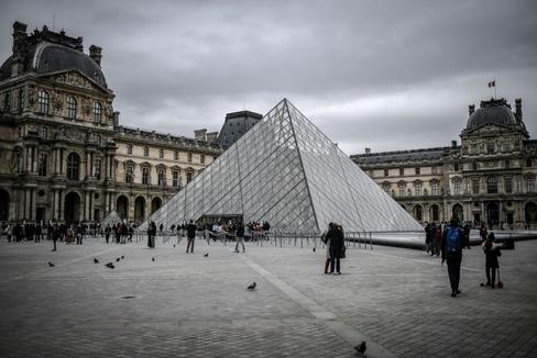 El Louvre, el pasado 28 de febrero.
