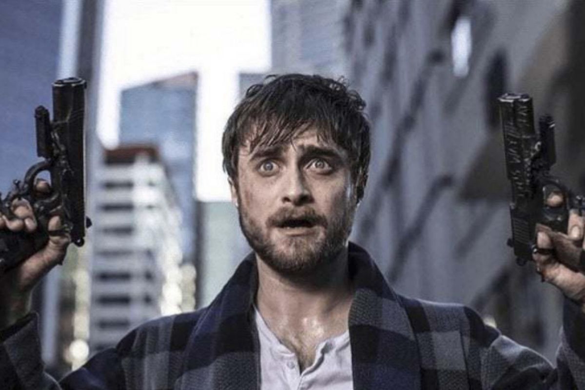 Daniel Radcliffe en 'Guns Akimbo'.