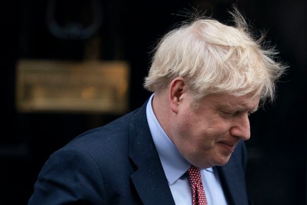 El primer ministro britnico, Boris Johnson, el 25 de marzo en Downing Street.