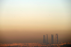 Contaminacin en Madrid, vista desde Pozuelo de Alarcon.
