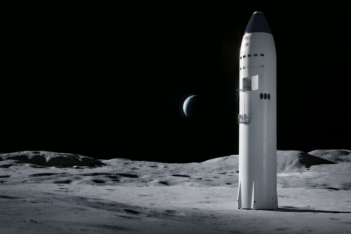 El vehículo 'Starship' de SpaceX, la compañía de Elon Musk