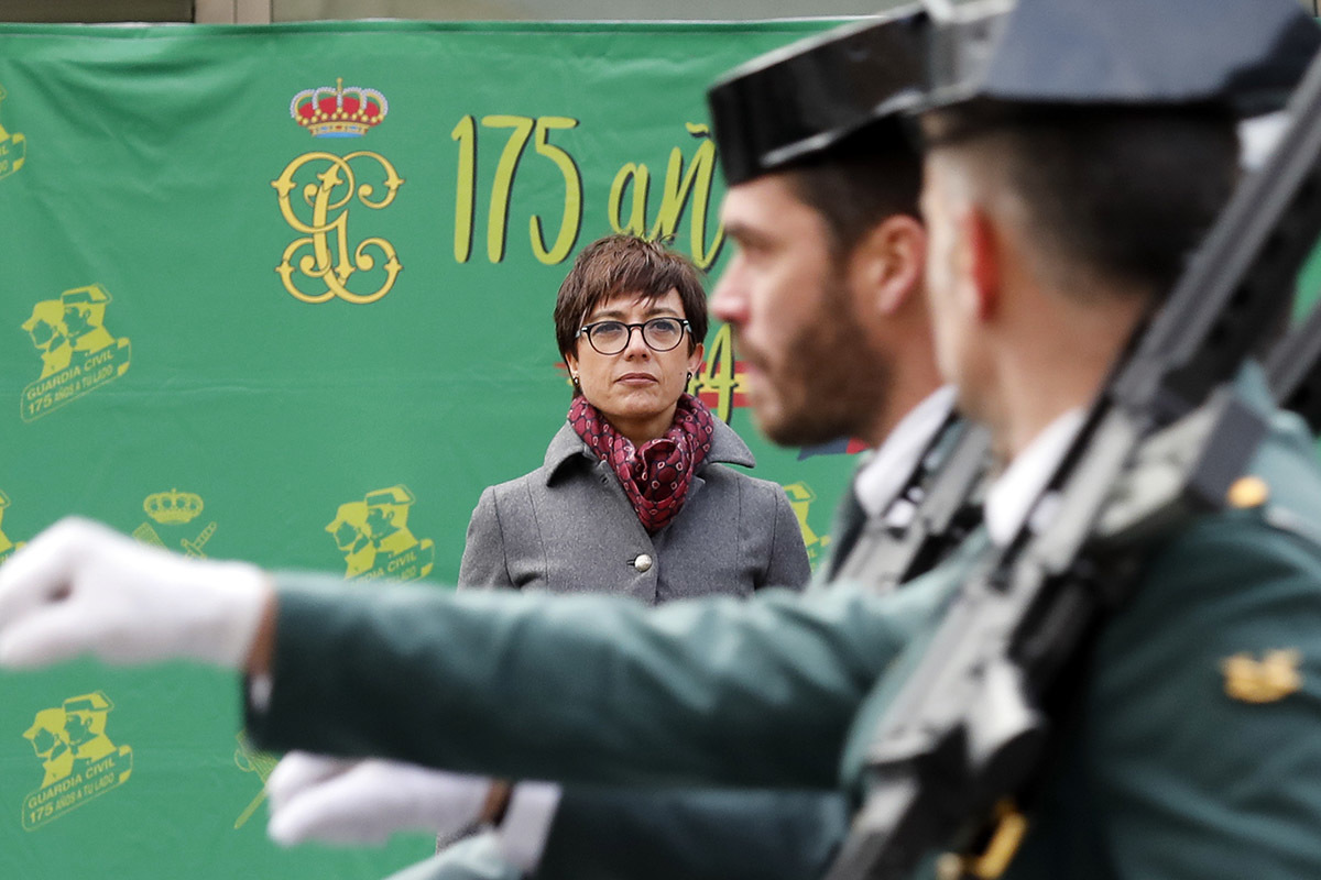 La directora general de la Guardia Civil, María Gámez, en su toma de posesión, en 2019.