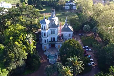 El Castillo Idiarte Borda, al norte de la ciudad de Montevideo, Uruguay.