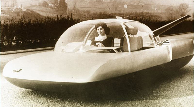 El Simca Fulgur Concept de 1959 imaginaba como seran los coches en 2000