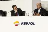 El Presidente de Repsol, Antonio Brufau, y el Consejero Delegado, Josu Jon Imaz