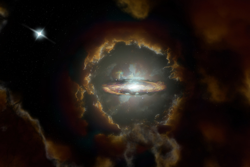 La lejana galaxia masiva que cuestiona las teoras de formacin del universo