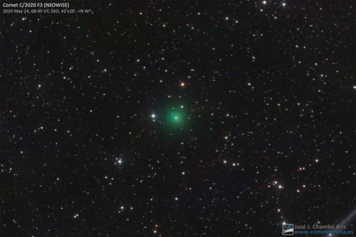 El cometa NEOWISE (C/2020 F3).